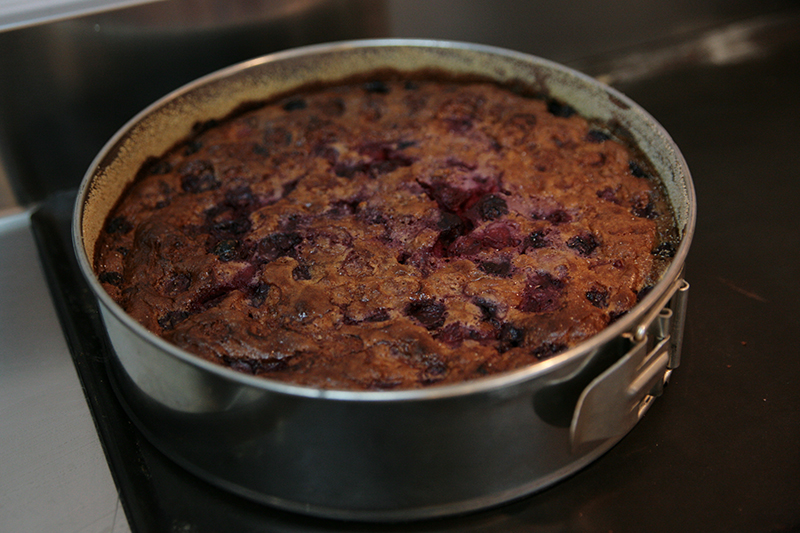 Clafoutis. Step by step cooking recipes of tasty dishes