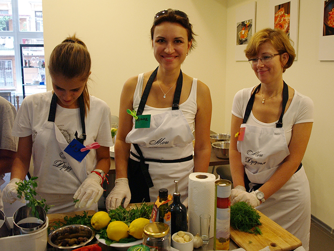 Lesson "Cretan Cuisine". Сooking school "My Odessa Cuisine".
