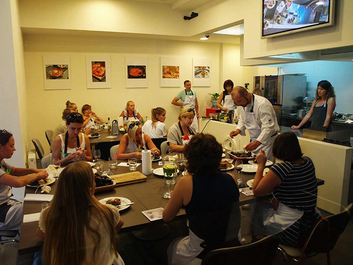 Tasting of Cretan cuisine dishes. Сooking school "My Odessa Cuisine".
