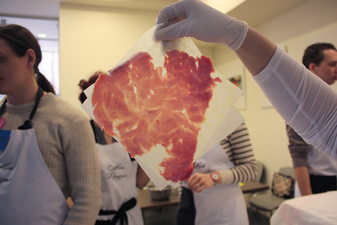 Meat. Course "Culinary Traditions of Northern Italy". Cooking school in Ukraine.