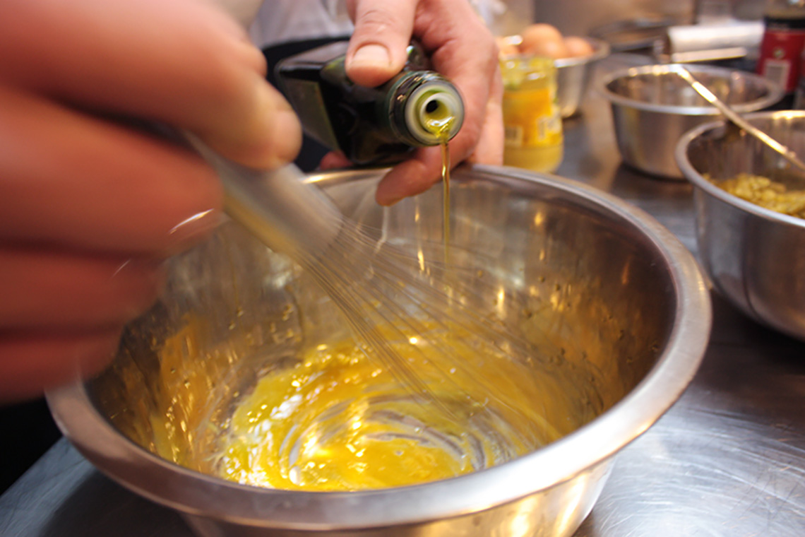 Italian dressing. Course "Culinary Traditions of Northern Italy". Cooking school in Ukraine.