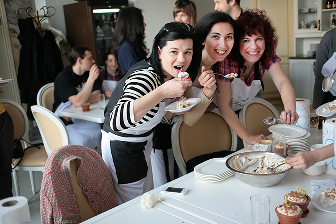 Degustation. Course "Culinary Traditions of Northern Italy". Cooking school in Ukraine.