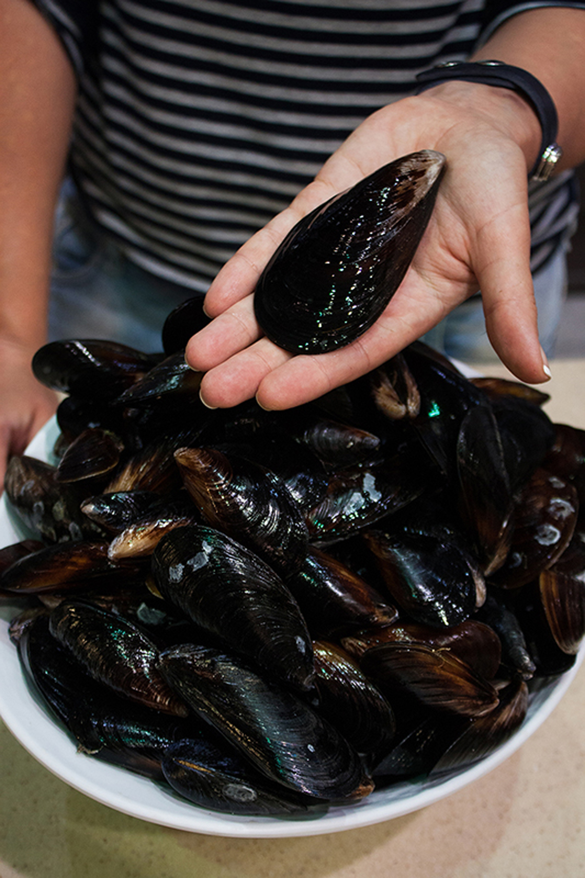 Odessa mussels. Lesson "Locavore". Cooking class in “My Friends” cooking school.