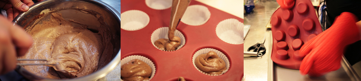 Put dough in form