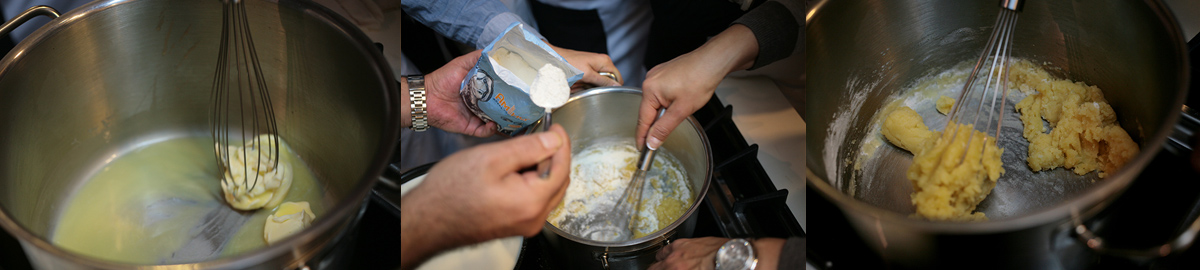 Béchamel sauce for moussaka. Best cooking recipes with step-by-step photos.