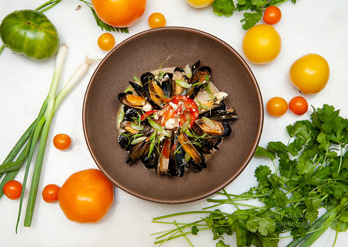 Odessa mussels. Lesson Odessa Cuisine in London. Сooking class with chef in Odessa