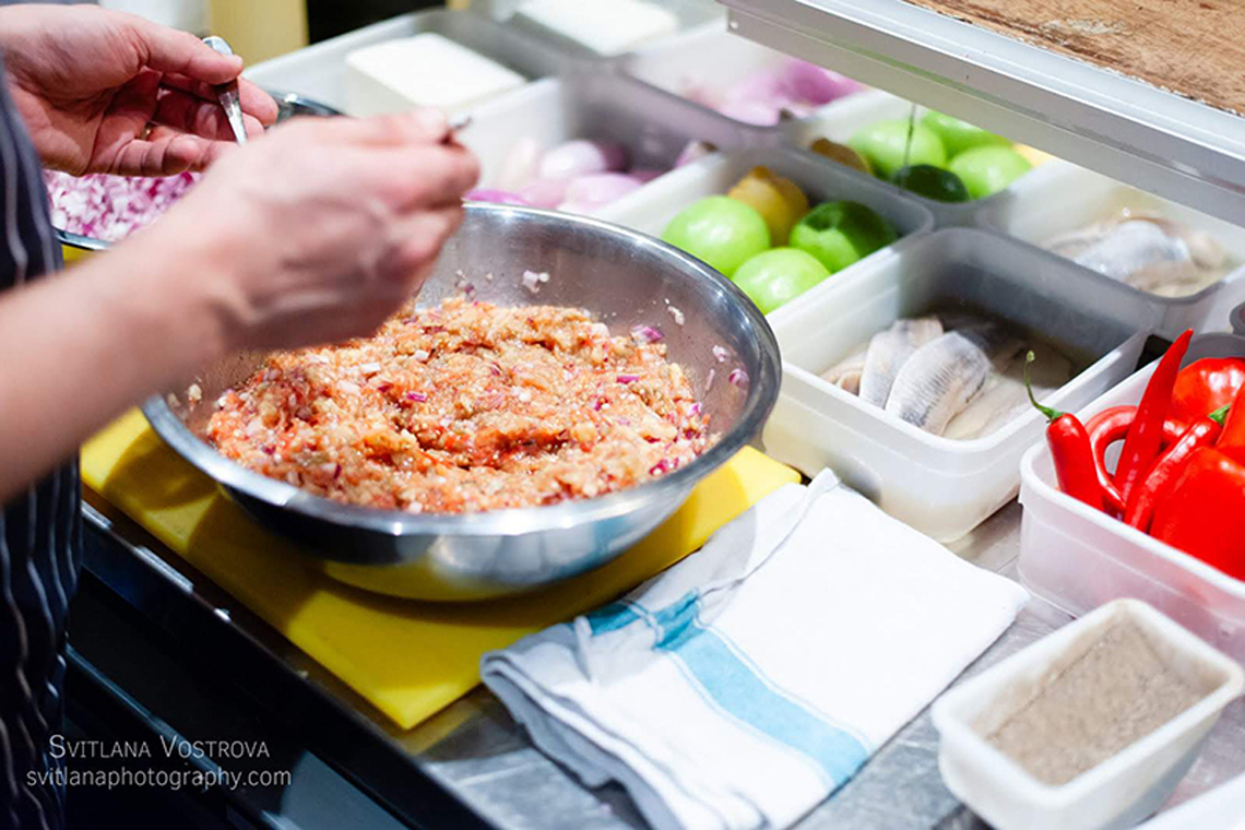 Forshmak. Lesson Odessa Cuisine in London. Сooking class with chef in Odessa