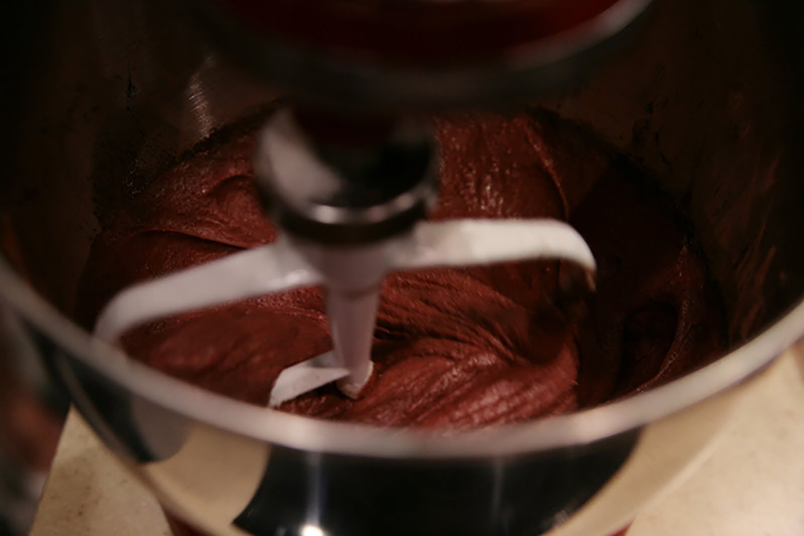 Lesson Red Velvet Cake. Cooking class at “My Friends” cooking school in Odessa.