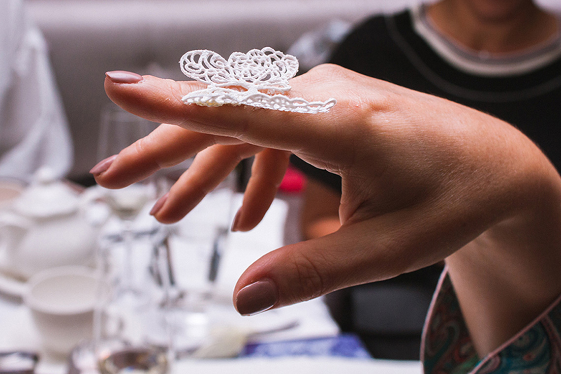 Sweet butterfly. Harry and Meghan’s wedding cake.