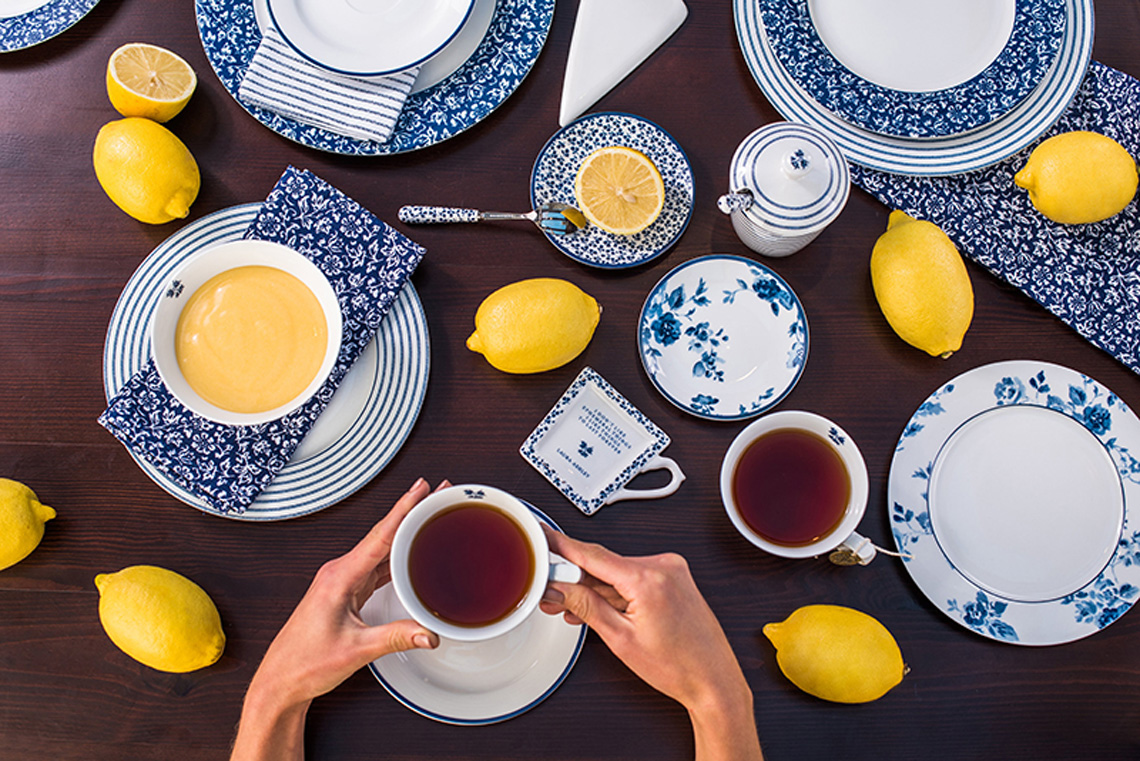 Tea and lemons. Harry and Meghan’s wedding cake