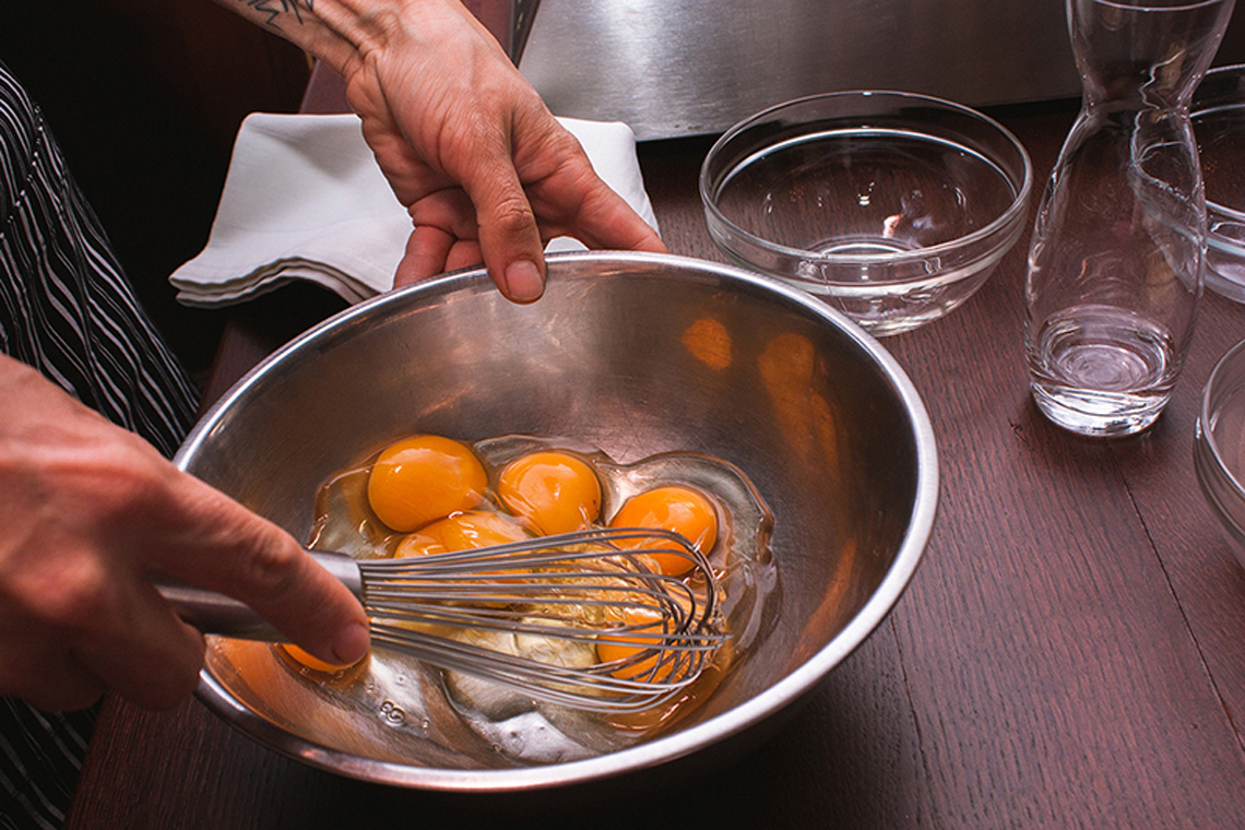 Cooking process. Сooking class with chef in Odessa