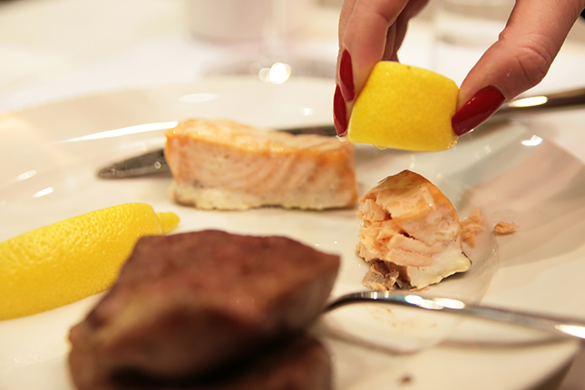 Fish. Tasting “Wine and Food at Promenu”. Cooking classes in Ukraine.