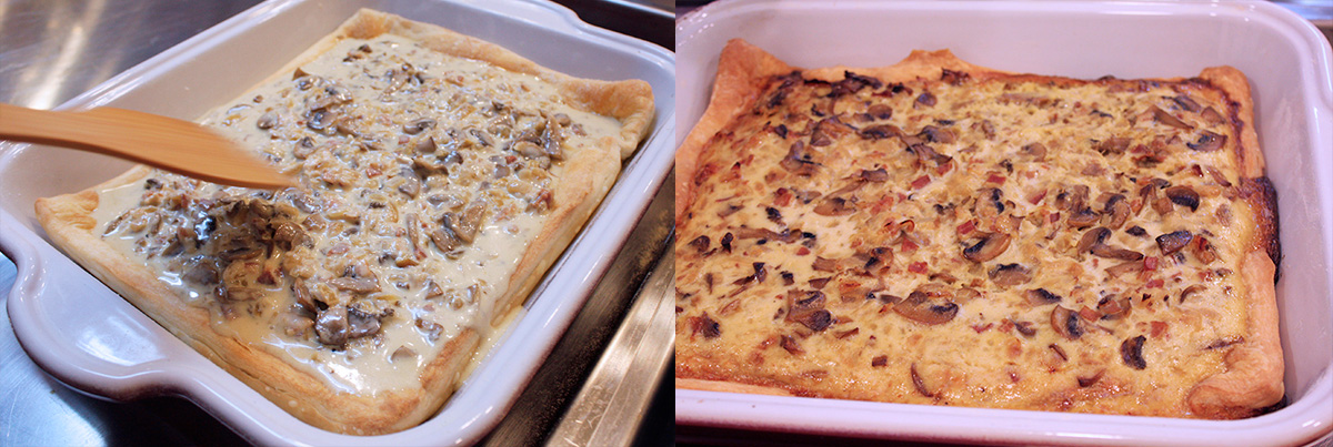 Bake quiche