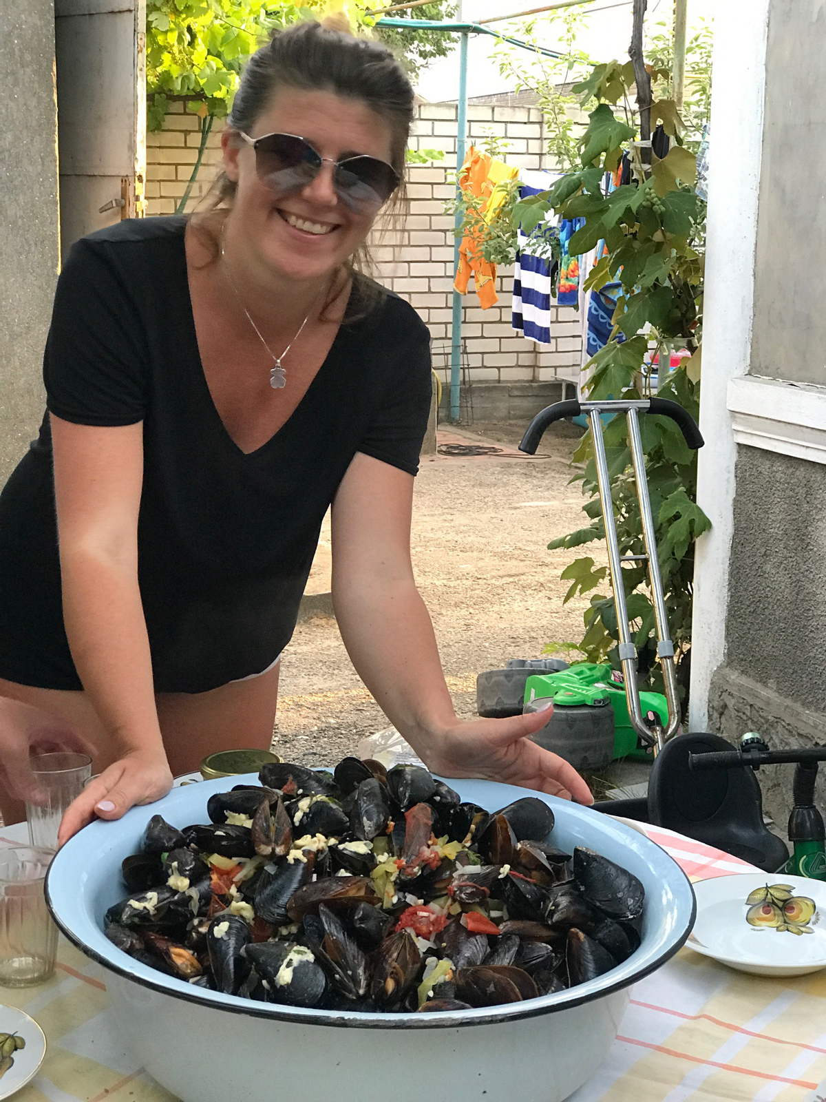 Maria Kalenska and sea food. Maria Kalenska food blog