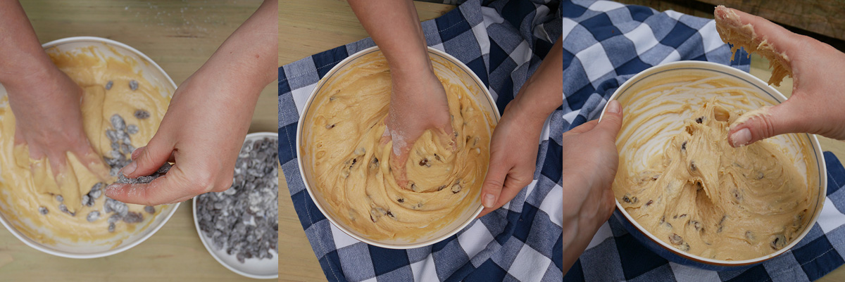 Knead the dough