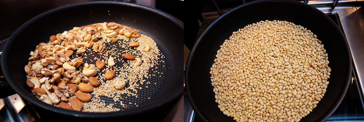 Fry nuts