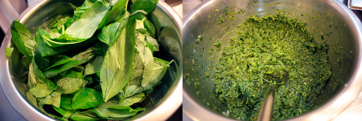 Cook pesto