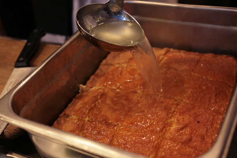 Hot syrup for cake. Best cooking recipes with step-by-step photos.