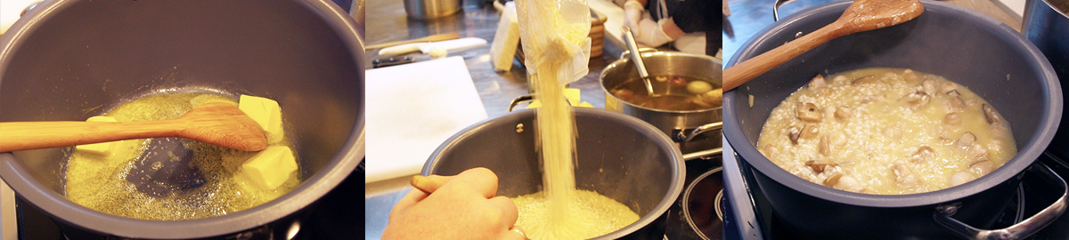 Cook risotto