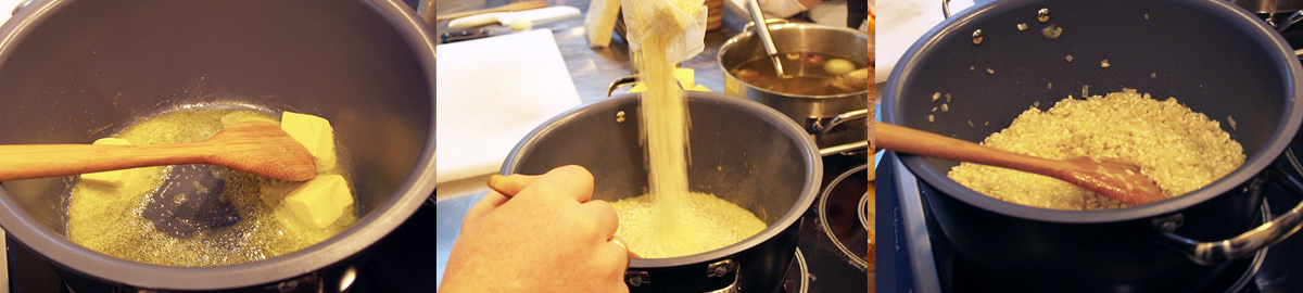 Cook risotto