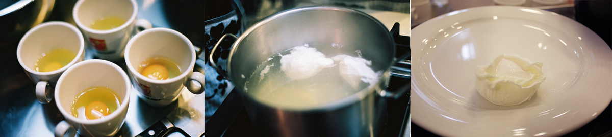 Poached eggs