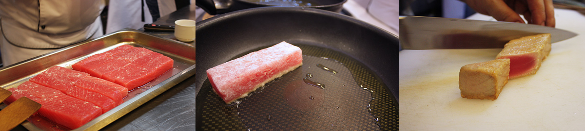 Fry tuna