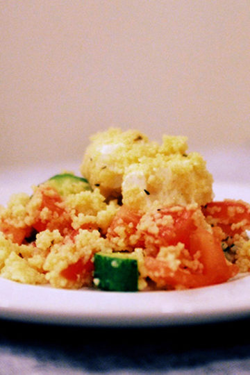 Healthy couscous salad. Best step by step cooking recipes with pictures
