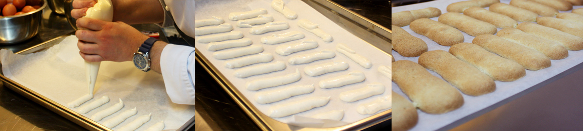 Baking process. Savoiardi or ladyfingers. Recipes and tips for easy cooking.