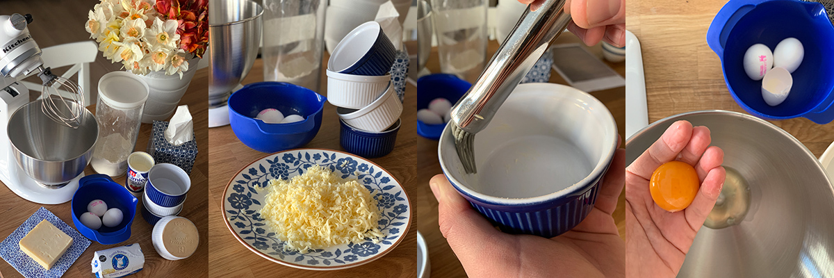 Cheese soufflé. Tasty recipes online from famous chefs.