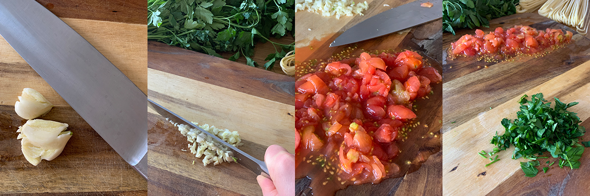 Ingredients. Spaghetti with anchovy butter sauce. Cooking tips from famous chefs.