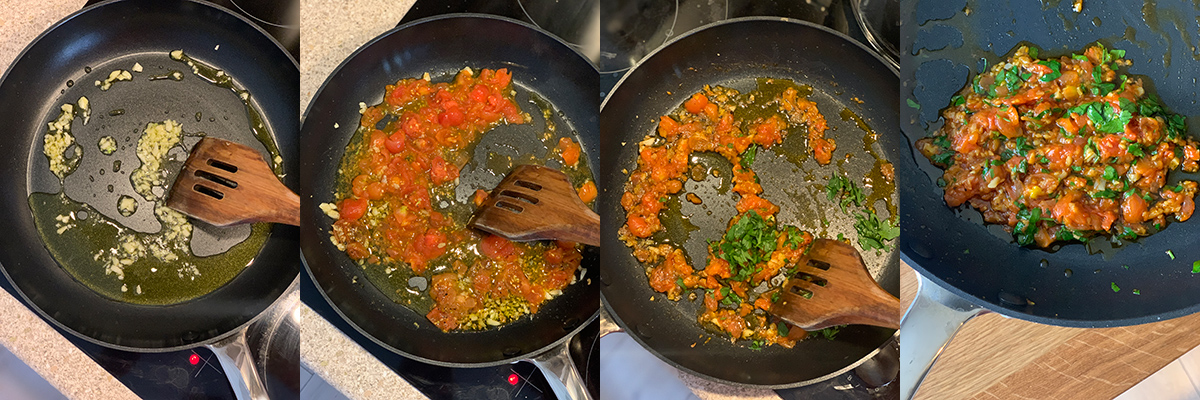 Vegetables. Spaghetti with anchovy butter sauce. Cooking tips from famous chefs.