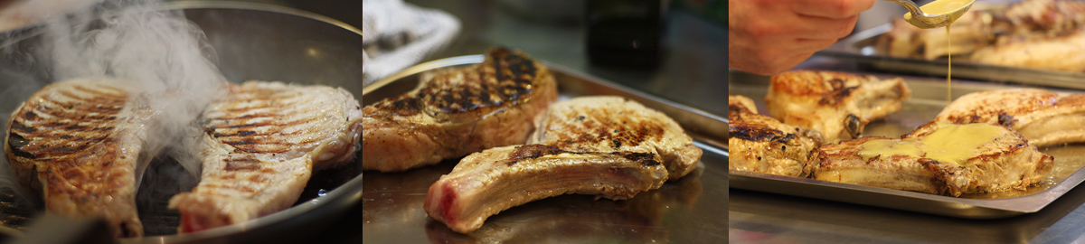 Fry the pork