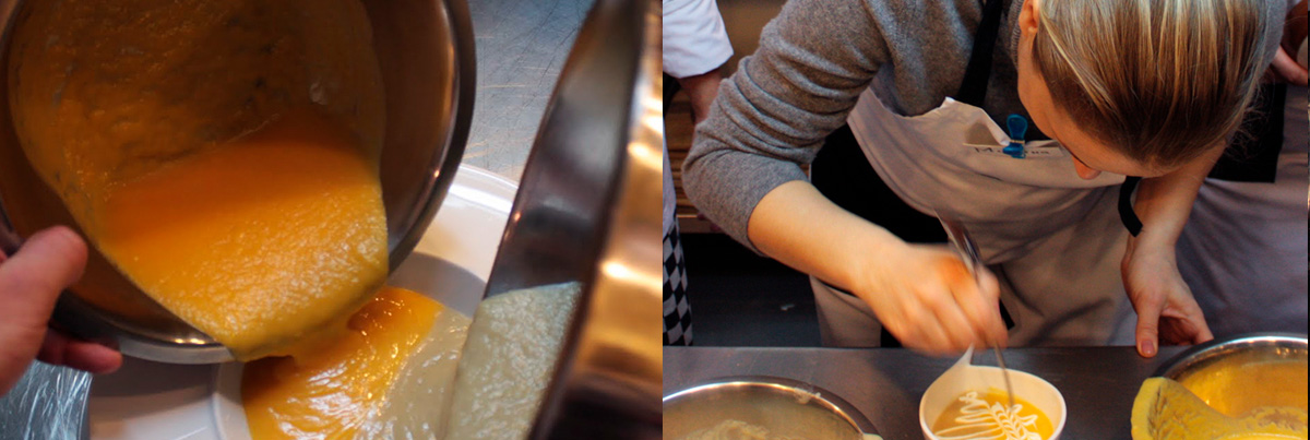 Plating. Parsnip soup. Food recipes with photos and instructions.