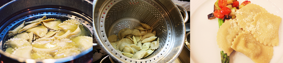Cook ravioli