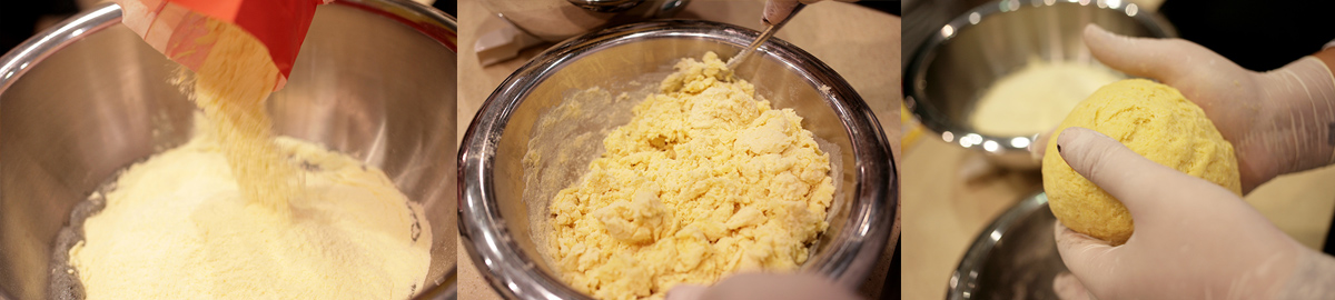 Knead the dough