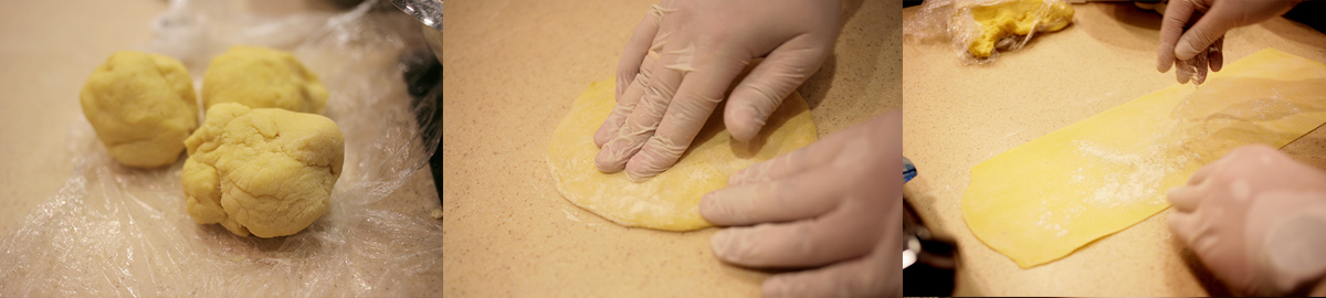 Knead the dough