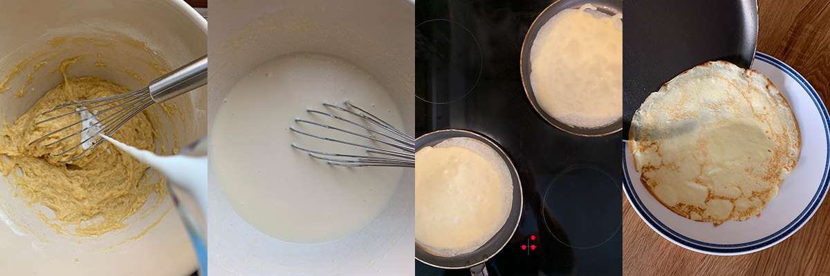 Cook crepes