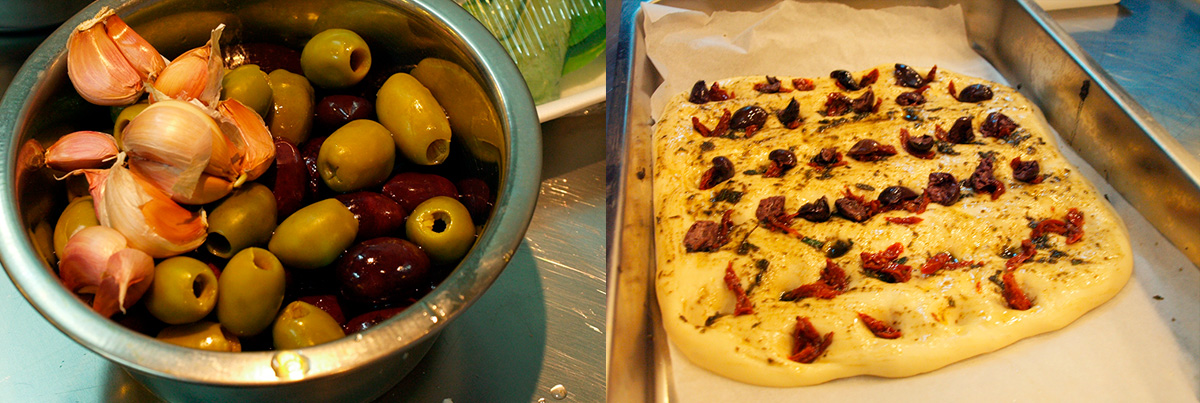 Filling for focaccia