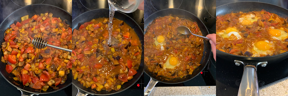 Add eggs. Worldwide Shakshuka. Tasty recipes online from famous chefs.