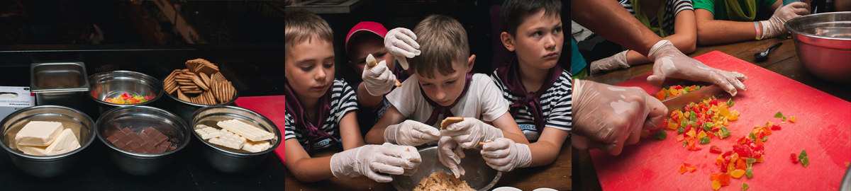 Tiny chefs. Chocolate salami by Alexander Stefoglo. Delicious recipes from famous chefs.