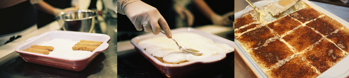 Plating. Tiramisu. Best step by step cooking recipes with pictures