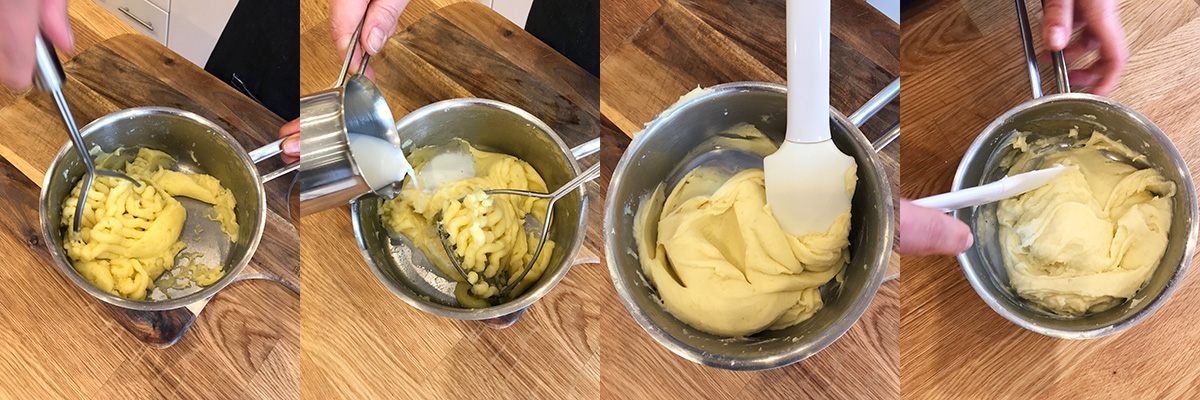Mashed potatoes. Home cooking recipes with step-by-step photos.