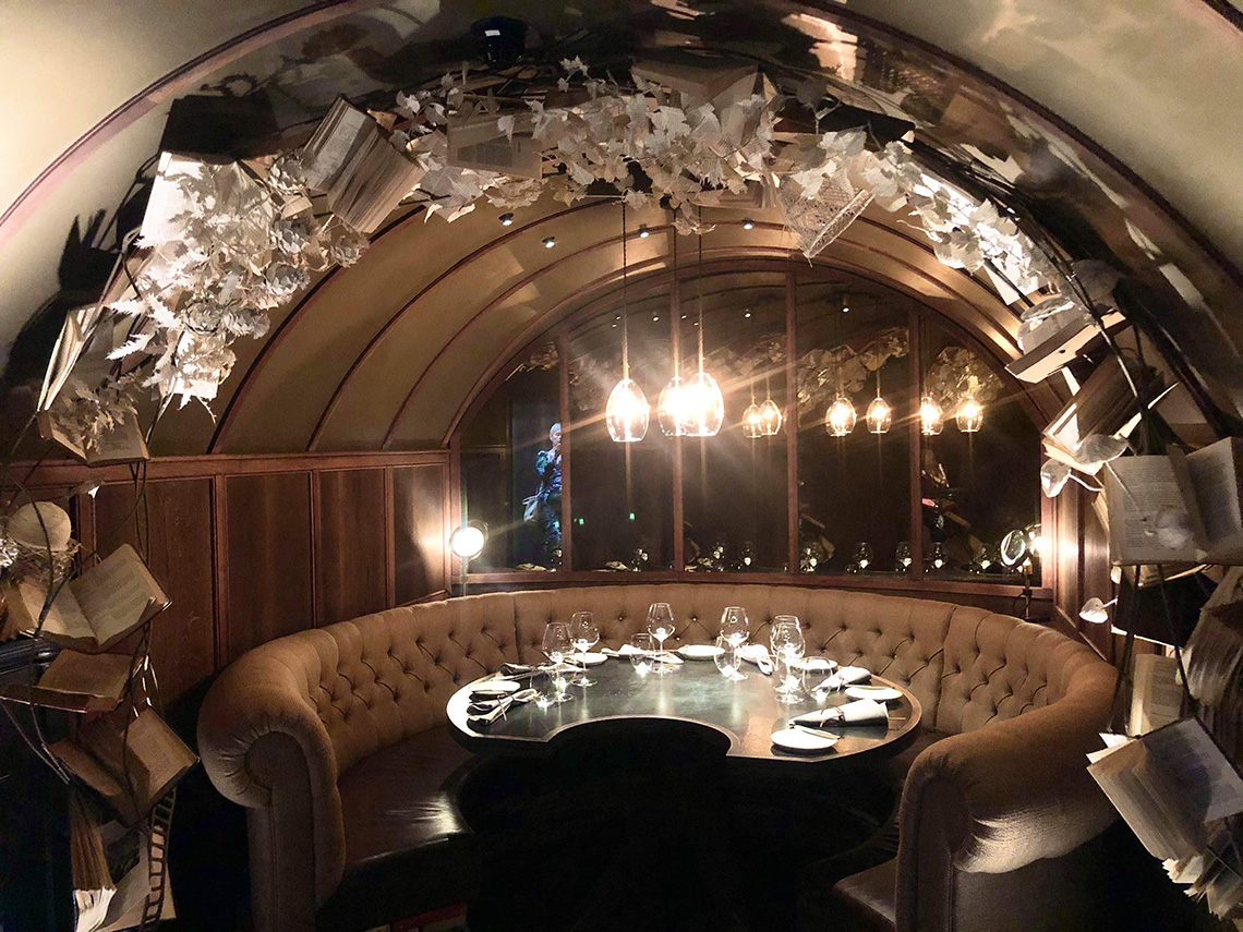 Interier. Hide London Restaurant. Сooking masterclass for adults in Odessa.