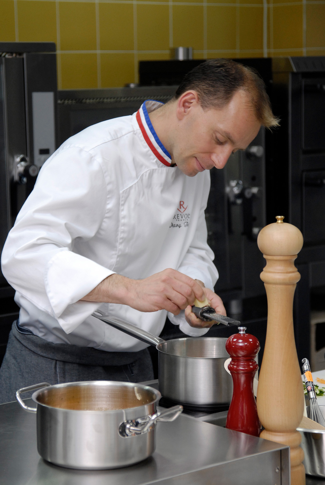Visit of the Famous French Chef David Tissot. Cooking classes in Odessa.