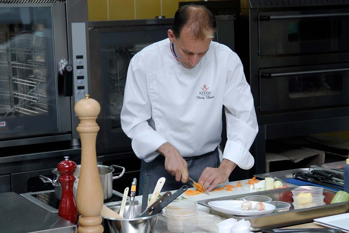 Visit of the famous French chef David Tissot. Cooking classes in Odessa.