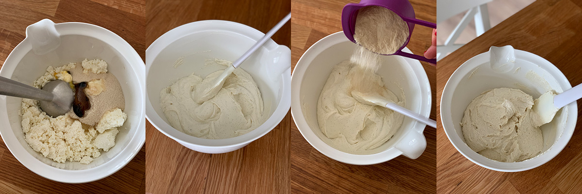 Mass for baked curd cheesecake or zapekanka