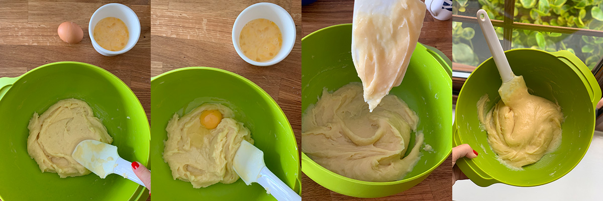 Dough for éclairs. Cooking at home with step-by-step recipes.