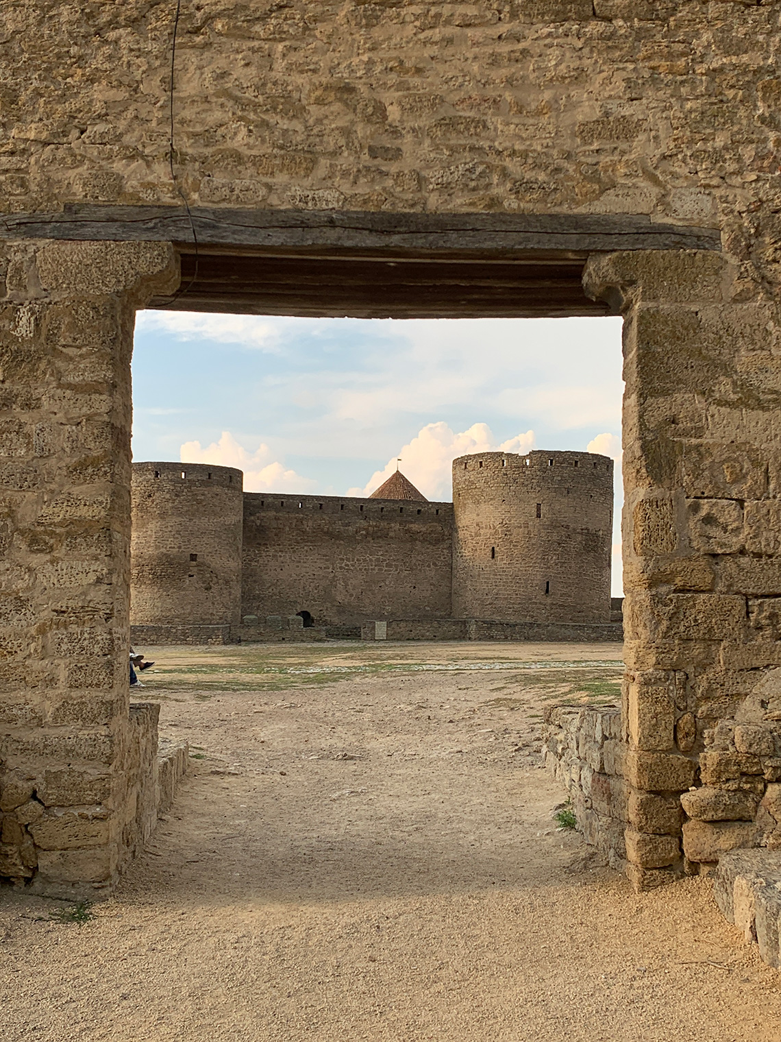 Outside the fortress