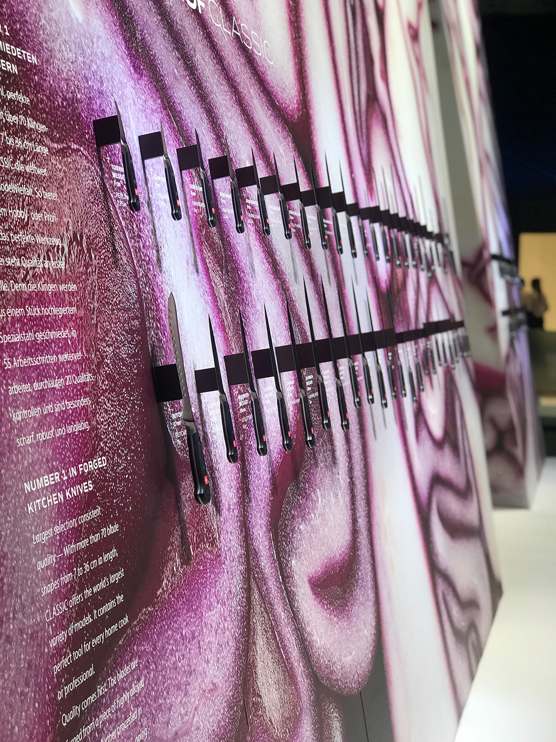 Kitchen knives at the Ambiente fair in Frankfurt