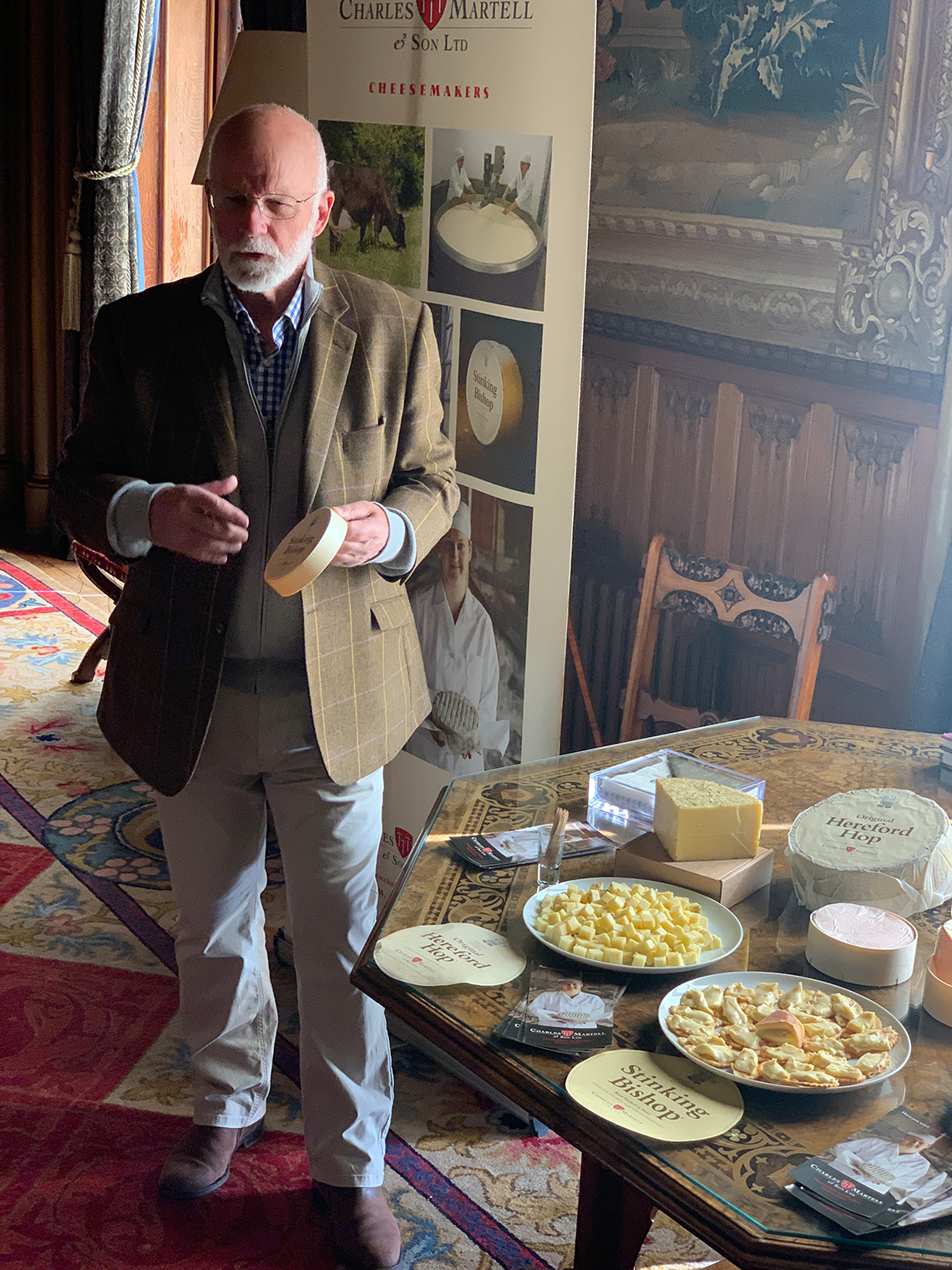Charles Martell - a famous British cheesemaker